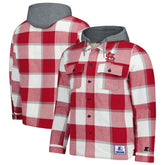 St. Louis Cardinals Starter Sherpa Full-Zip Hoodie Jacket Red/White