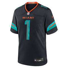 Tua Tagovailoa Miami Dolphins 2025 Rivalries Collection Game Jersey - Pitch Blue sale
