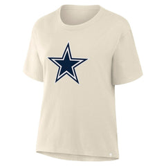 Dallas Cowboys Women's Dove Legacy T-Shirt - Cream discount