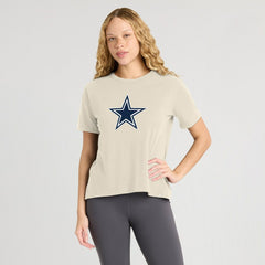 Dallas Cowboys Women's Dove Legacy T-Shirt - Cream discount