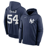 Max Fried New York Yankees Name & Number Pullover Hoodie Navy