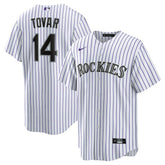 Ezequiel Tovar Colorado Rockies Home Replica Jersey White