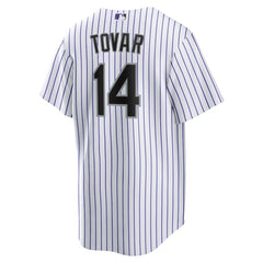Ezequiel Tovar Colorado Rockies Home Replica Jersey White