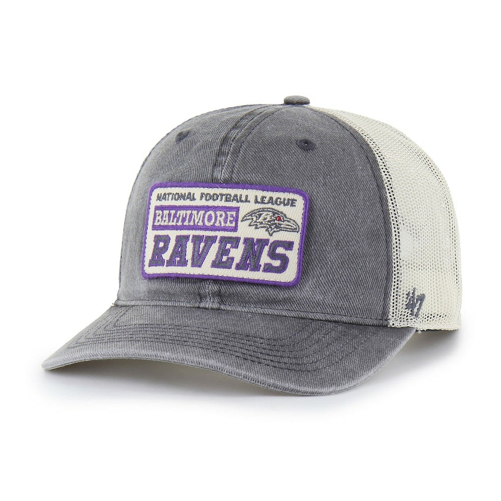 Baltimore Ravens '47 Canteen Relaxed Trucker Adjustable Hat - Charcoal on sale