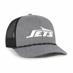 New York Jets '47 Carbon Rope Trucker Adjustable Hat - Heather Charcoal online