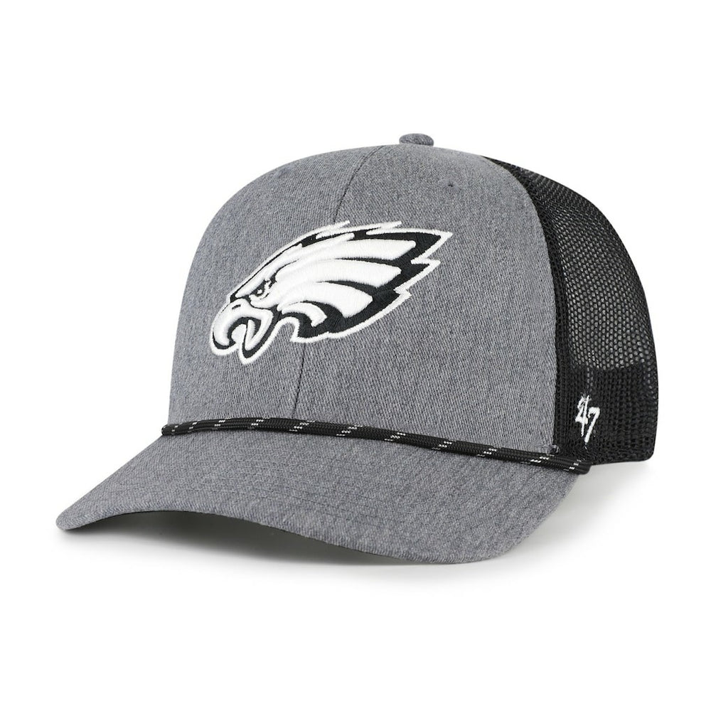 Philadelphia Eagles '47 Carbon Rope Trucker Adjustable Hat - Heather Charcoal sale