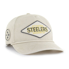 Pittsburgh Steelers '47 Cairn Hitch Adjustable Hat - Khaki for sale