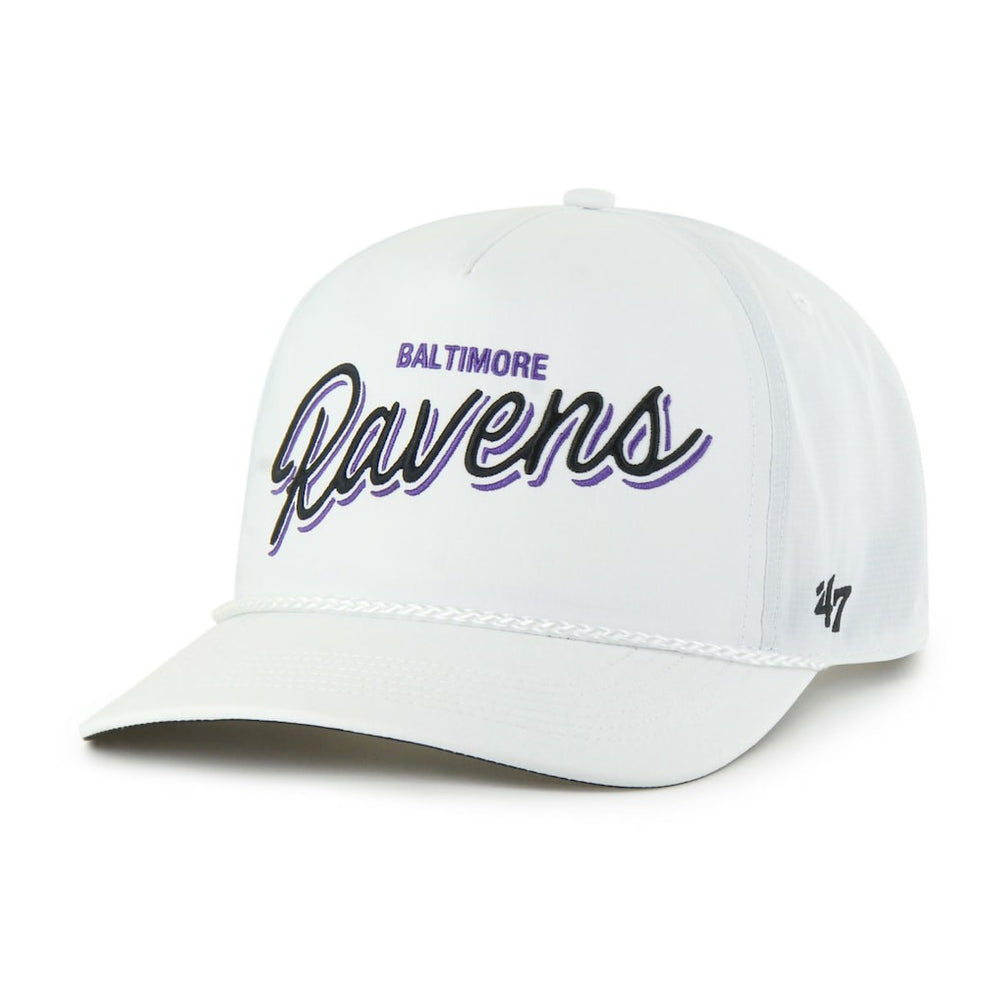 Baltimore Ravens '47 Brrr Fairway Hitch Adjustable Hat - White cheap