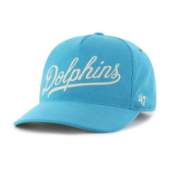 Miami Dolphins '47 Golden Age Corduroy Hitch Adjustable Hat - Aqua outlet
