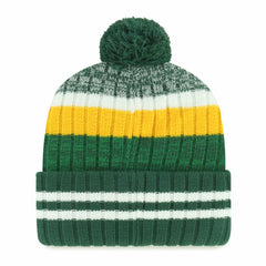 Green Bay Packers '47 Quiver Cuffed Knit Hat with Pom discount