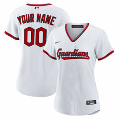 Cleveland Guardians Women's Home Custom Replica 2.0 Jersey White