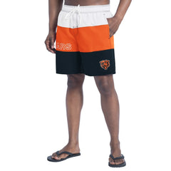 Chicago Bears G-III Sports by Carl Banks Sunrise Volley Swim Shorts - Navy/Orange online