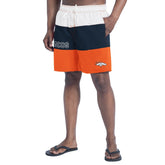 Denver Broncos G-III Sports by Carl Banks Sunrise Volley Swim Shorts - Orange/Navy sale