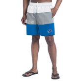Detroit Lions G-III Sports by Carl Banks Sunrise Volley Swim Shorts - Blue/Silver discount