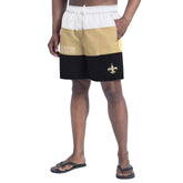 New Orleans Saints G-III Sports by Carl Banks Sunrise Volley Swim Shorts - Black/Gold sale