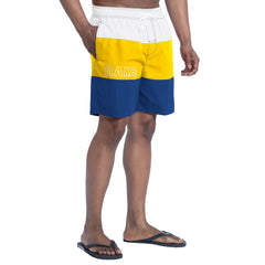 Los Angeles Rams G-III Sports by Carl Banks Sunrise Volley Swim Shorts - Royal/Gold online