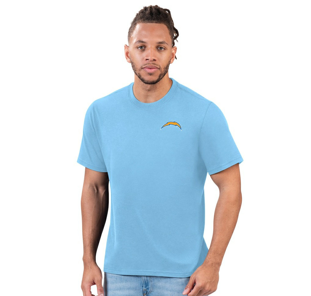 Los Angeles Chargers Margaritaville Wastin' Away T-Shirt - Light Blue discount