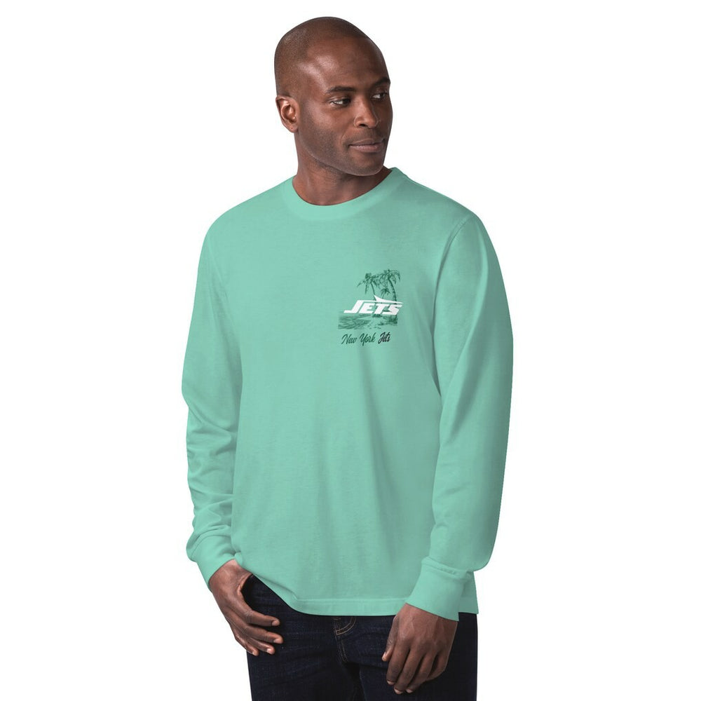 New York Jets Margaritaville It's Five O'Clock Somewhere Long Sleeve T-Shirt - Mint outlet