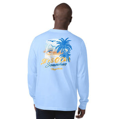 Los Angeles Chargers Margaritaville It's Five O'Clock Somewhere Long Sleeve T-Shirt - Light Blue on sale