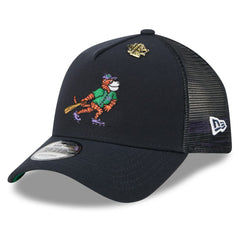 Detroit Tigers 2025 Big League Chew A-Frame 9FORTY Adjustable Trucker Hat Navy