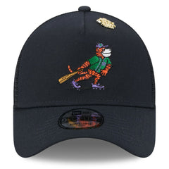 Detroit Tigers 2025 Big League Chew A-Frame 9FORTY Adjustable Trucker Hat Navy