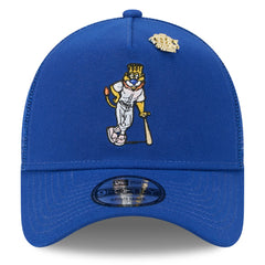 Kansas City Royals 2025 Big League Chew A-Frame 9FORTY Adjustable Trucker Hat Royal