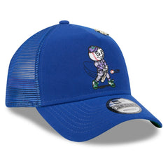 New York Mets 2025 Big League Chew A-Frame 9FORTY Adjustable Trucker Hat Royal