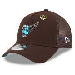 San Diego Padres 2025 Big League Chew A-Frame 9FORTY Adjustable Trucker Hat Brown