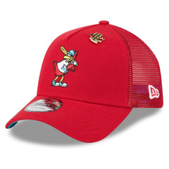 St. Louis Cardinals 2025 Big League Chew A-Frame 9FORTY Adjustable Trucker Hat Red
