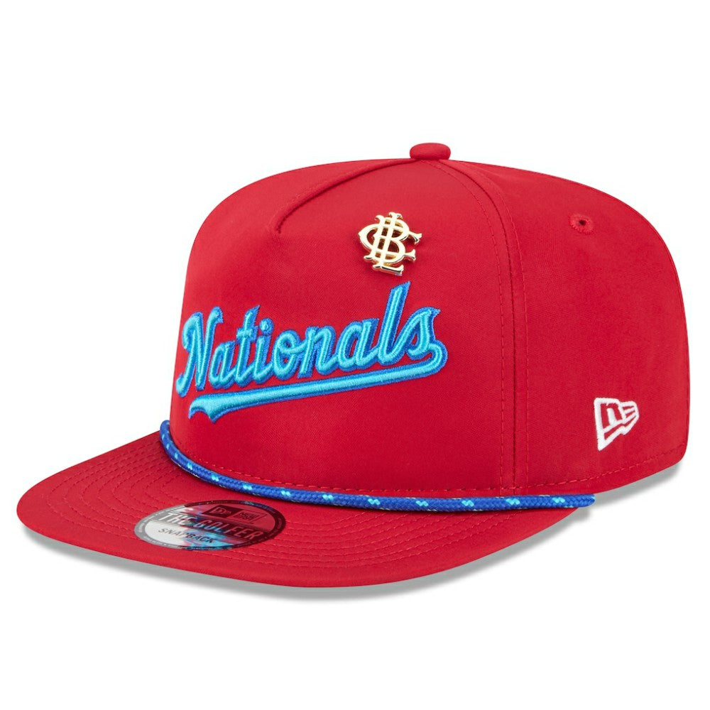 Washington Nationals 2025 Big League Chew Golfer Snapback Hat Red