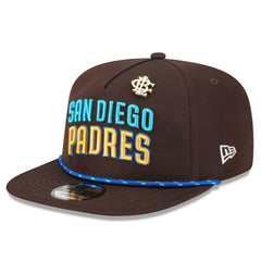 San Diego Padres 2025 Big League Chew Golfer Snapback Hat Brown