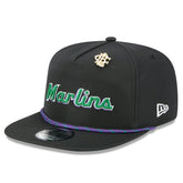 Miami Marlins 2025 Big League Chew Golfer Snapback Hat Black