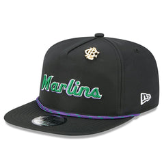 Miami Marlins 2025 Big League Chew Golfer Snapback Hat Black