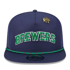 Milwaukee Brewers 2025 Big League Chew Golfer Snapback Hat Navy