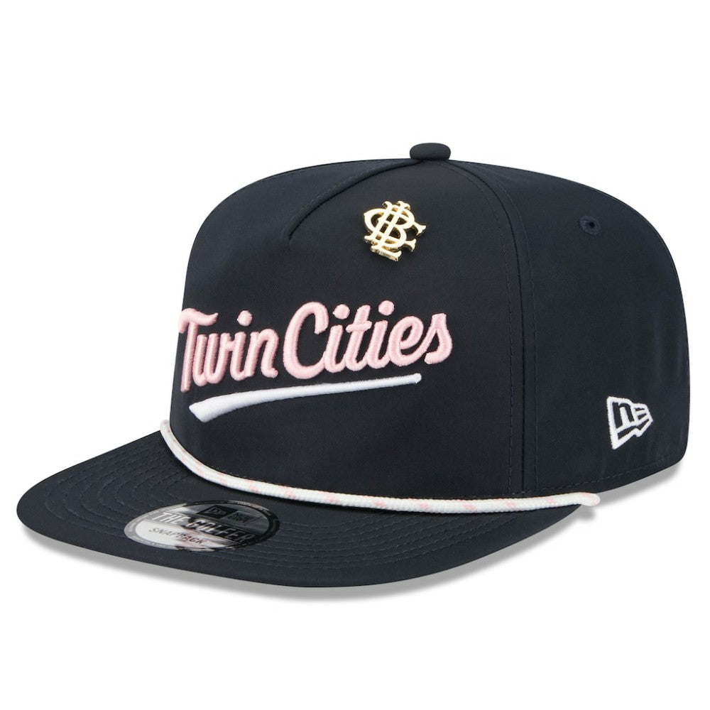 Minnesota Twins 2025 Big League Chew Golfer Snapback Hat Navy