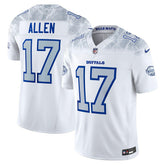 Josh Allen Buffalo Bills 2025 Rivalries Collection Limited Jersey - White on sale