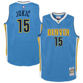 Nikola Jokic Denver Nuggets Youth 2016/17 Hardwood Classics Swingman Jersey sale - Light Blue online