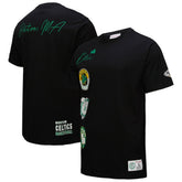 Boston Celtics Black Out Collection Vintage Premium T-Shirt - Black outlet