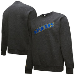 Golden State Warriors Black Out Collection Snow Washed Vintage Logo Pullover Sweatshirt sale - Black discount
