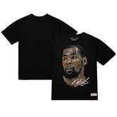 Kevin Durant NBA Unisex Real Big Face Player T-Shirt - Black outlet