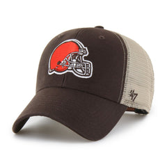 Cleveland Browns '47 Flagship MVP Trucker Adjustable Hat - Brown/Natural cheap