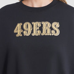 San Francisco 49ers Women's 2025 Rivalries Collection Oversized Phoenix Fleece Sweatshirt - Black outlet