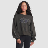 New York Jets Women's 2025 Rivalries Collection Oversized Phoenix Fleece Sweatshirt - Gotham Green on sale