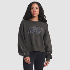 New York Jets Women's 2025 Rivalries Collection Oversized Phoenix Fleece Sweatshirt - Gotham Green on sale