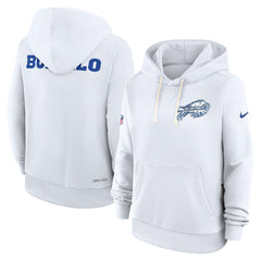 Buffalo Bills Women's 2025 Rivalries Collection Standard Issue Sideline Dri-FIT Hoodie - White online