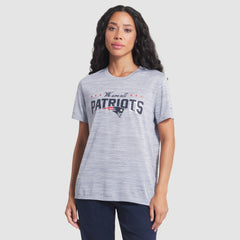 New England Patriots Women's 2025 Rivalries Collection Sideline Velocity Dri-FIT T-Shirt - Silver sale