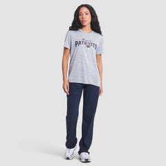 New England Patriots Women's 2025 Rivalries Collection Sideline Velocity Dri-FIT T-Shirt - Silver sale