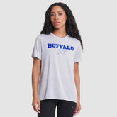 Buffalo Bills Women's 2025 Rivalries Collection Sideline Velocity Dri-FIT T-Shirt - White outlet