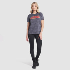 San Francisco 49ers Women's 2025 Rivalries Collection Sideline Velocity Dri-FIT T-Shirt - Heather Charcoal online