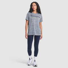 Seattle Seahawks Women's 2025 Rivalries Collection Sideline Velocity Dri-FIT T-Shirt - Wolf Gray cheap